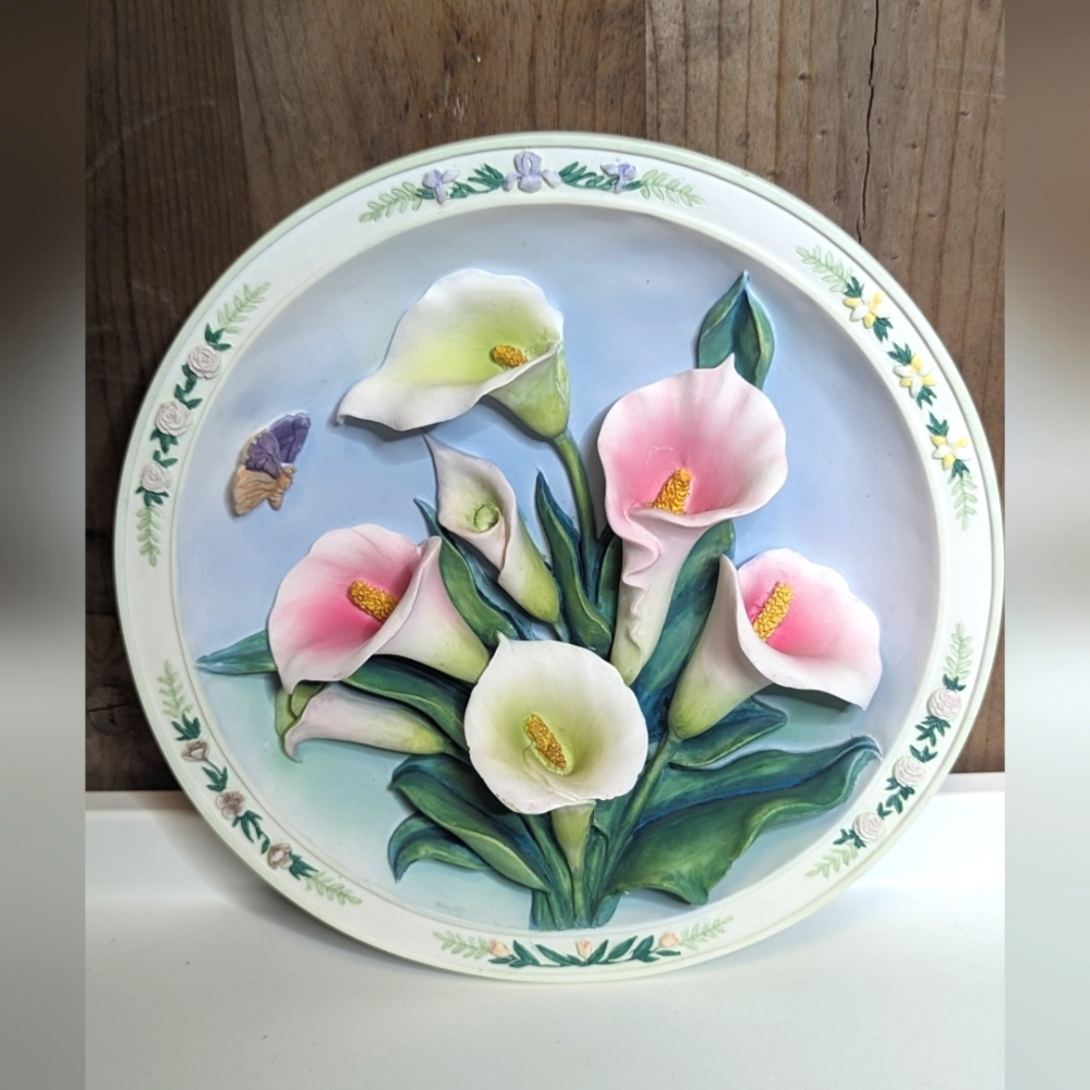 Calla Lily Garden Lena Liu's Plate Bradford Exchange